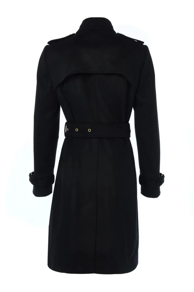 Women In Stock Tailoring Holland Cooper Marlborough Trench Coat Soft Black