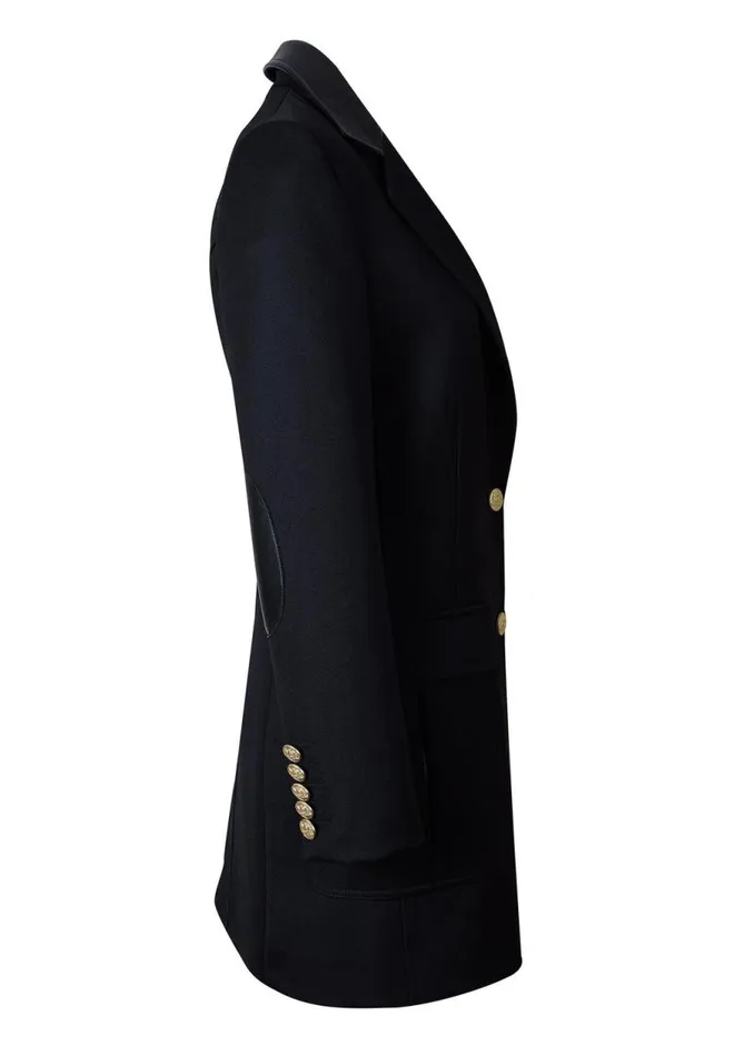 Women In Stock Tailoring Holland Cooper Mayfair Blazer Black Twill