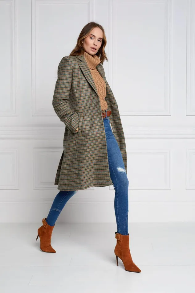 Women In Stock Tailoring Holland Cooper Regency Coat Bredon Tweed