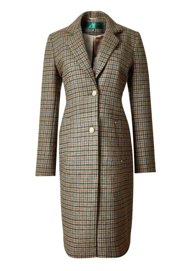 Women In Stock Tailoring Holland Cooper Regency Coat Bredon Tweed