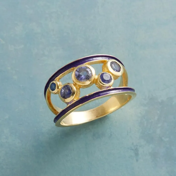 Women Iolite Quintet Ring Sundance Catalog Rings