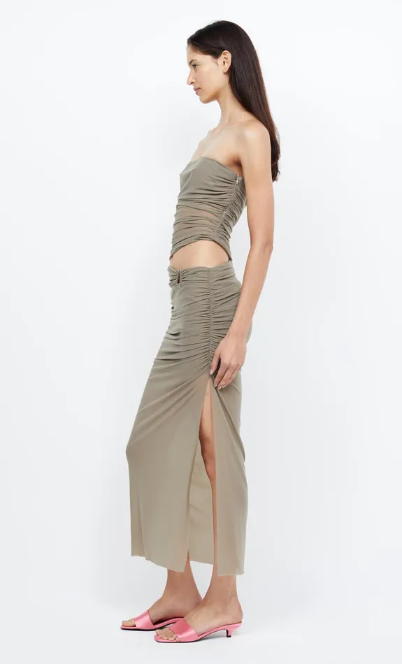 Women IONA STRAPLESS DRESS 8211 TAUPE Bec Bridge Maxi Dresses