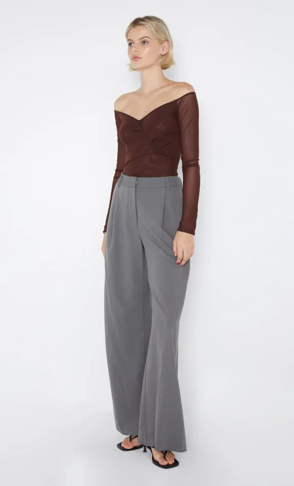 Women ISADORA LONG SLEEVE TOP 8211 CHOCOLATEBLACK Bec Bridge Long Sleeve