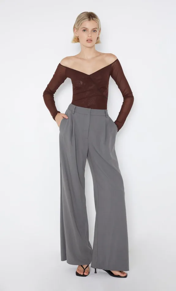 Women ISADORA LONG SLEEVE TOP 8211 CHOCOLATEBLACK Bec Bridge Long Sleeve