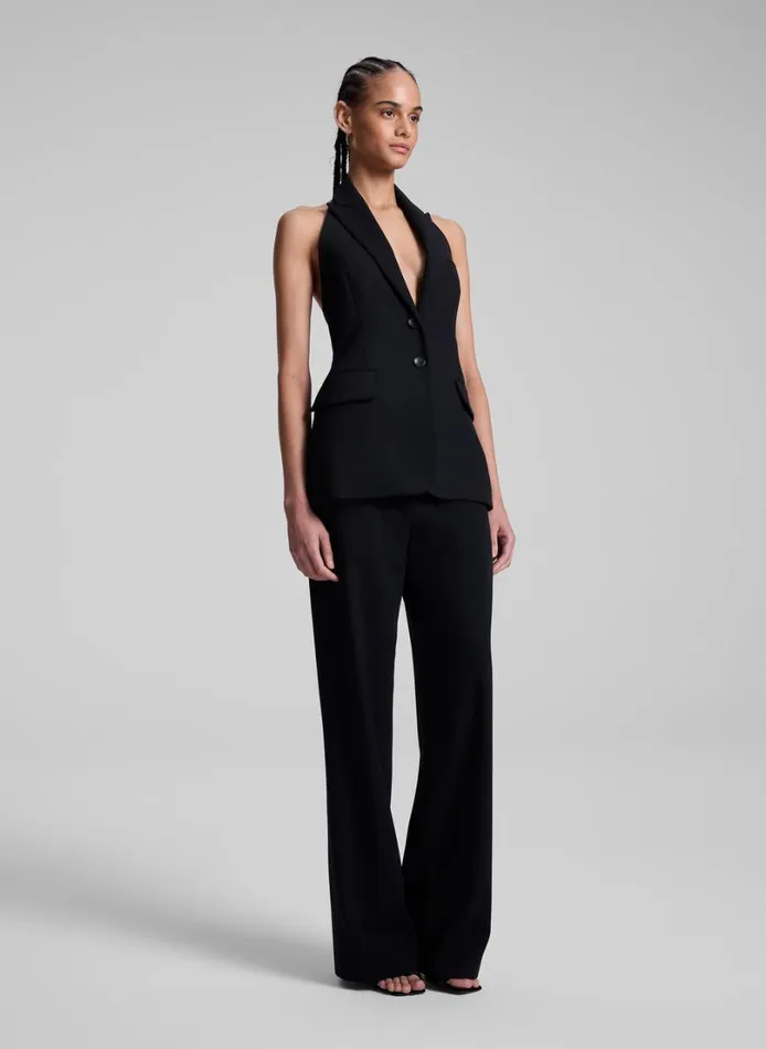 Women Jackets and Coats ALC Alexa Tailored Vest Black