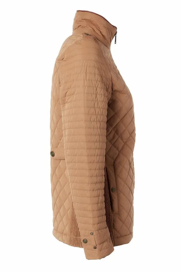 Women Jackets Holland Cooper Juliana Quilted Jacket Coffee Women Jackets Holland Cooper Juliana Quilted Jacket Coffee
