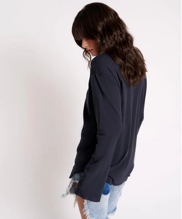 Women JAGGER BOYFRIEND LONG SLEEVE TEE One Teaspoon Tees and Tanks Women JAGGER BOYFRIEND LONG SLEEVE TEE One Teaspoon Tees and Tanks
