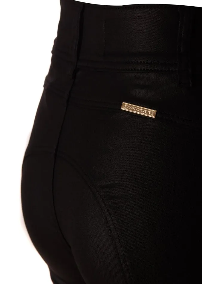 Women Jeans Holland Cooper Coated Jodhpur Jean Black Women Jeans Holland Cooper Coated Jodhpur Jean Black