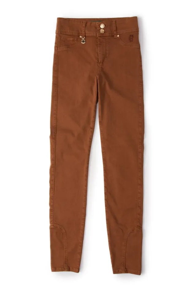 Women Jeans Holland Cooper Jodhpur Jean Dark Caramel