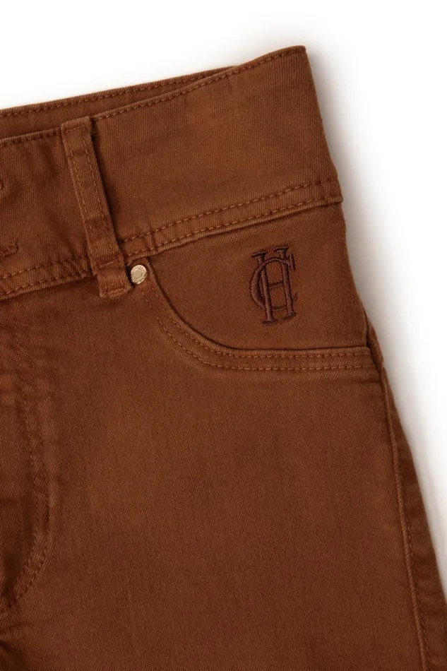 Women Jeans Holland Cooper Jodhpur Jean Dark Caramel
