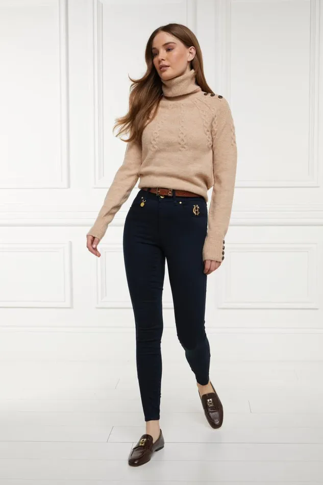 Women Jeans Holland Cooper Jodhpur Jean Ink Navy Women Jeans Holland Cooper Jodhpur Jean Ink Navy