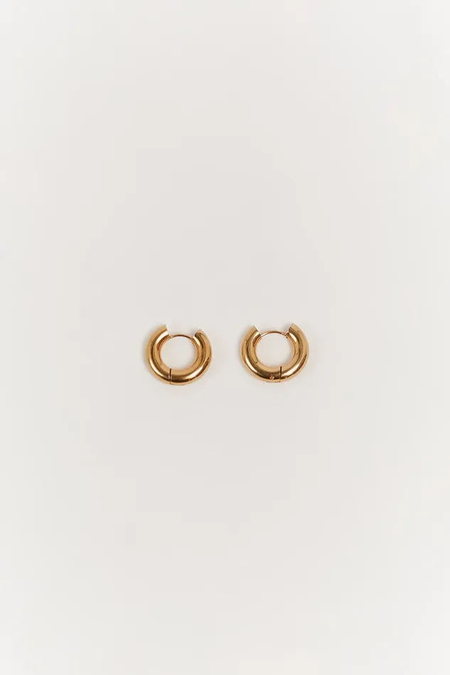 Women Jewellery DISSH PORTER MINI MARGOT GOLD HOOPS