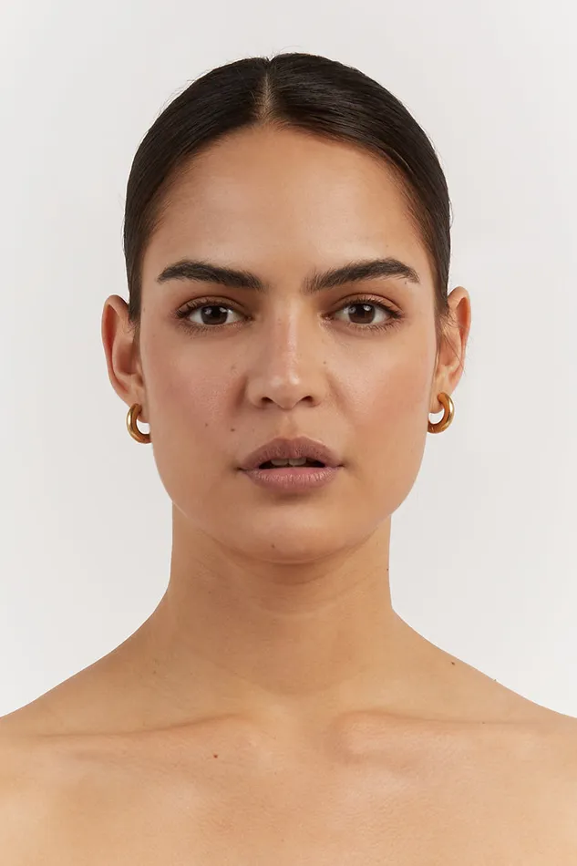 Women Jewellery DISSH PORTER MINI MARGOT GOLD HOOPS