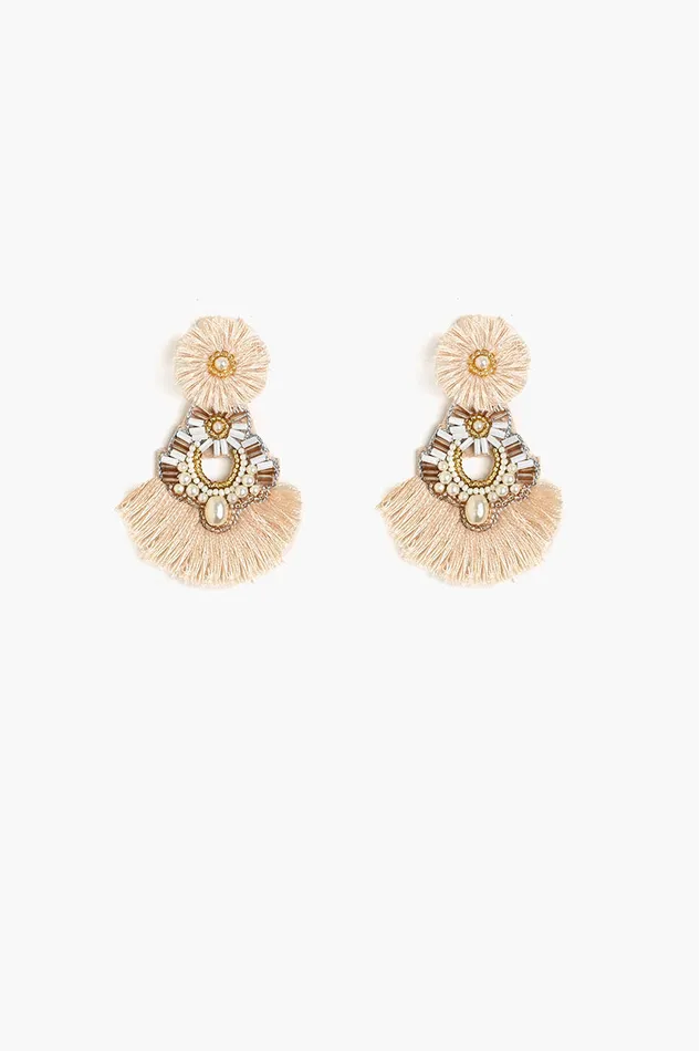 Women Jewelry America and Beyond Dreaming of the Beach Fringe Earrings