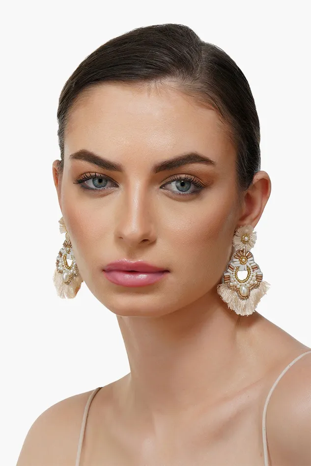 Women Jewelry America and Beyond Dreaming of the Beach Fringe Earrings