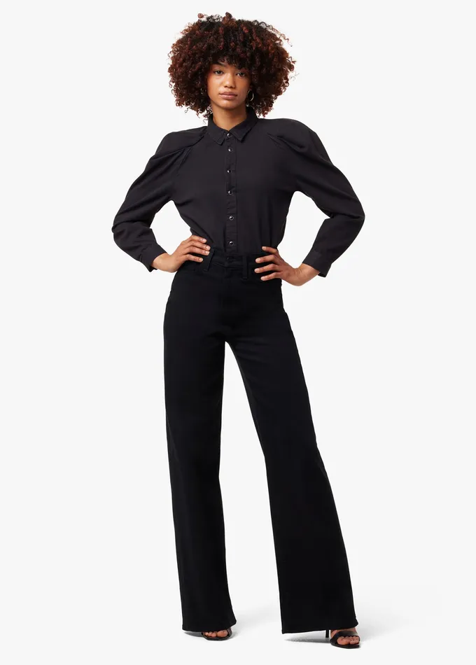 Women Joe8217s Jeans THE MIA Black Wide Leg