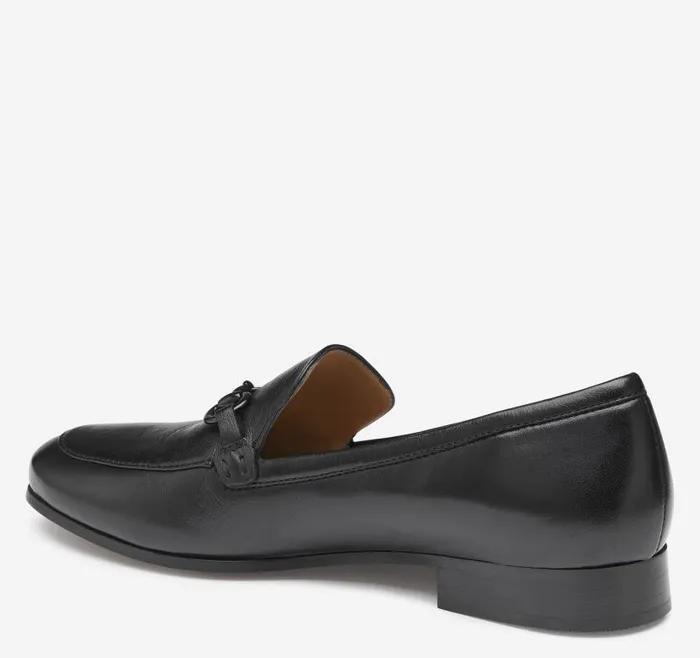 Women Johnston and Murphy Mules and Loafers Ali Bit Loafer Black Glove Leather Women Johnston and Murphy Mules and Loafers Ali Bit Loafer Black Glove Leather