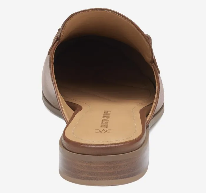 Women Johnston and Murphy Mules and Loafers Ali Bit Mule Cognac Glove Leather Women Johnston and Murphy Mules and Loafers Ali Bit Mule Cognac Glove Leather