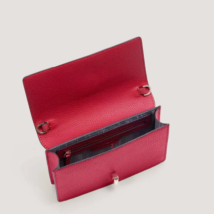 Women Jolene Chain Clutch Bag Red Fiorelli Shoulder Bags