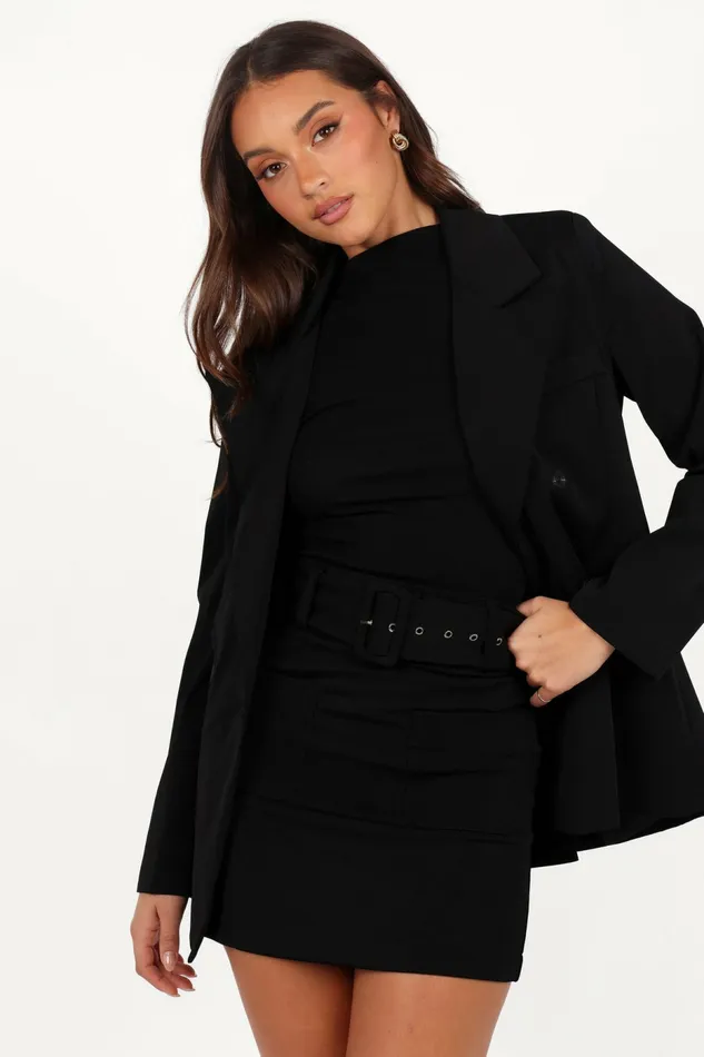 Women Juliette Blazer Black Blazers Petal and Pup