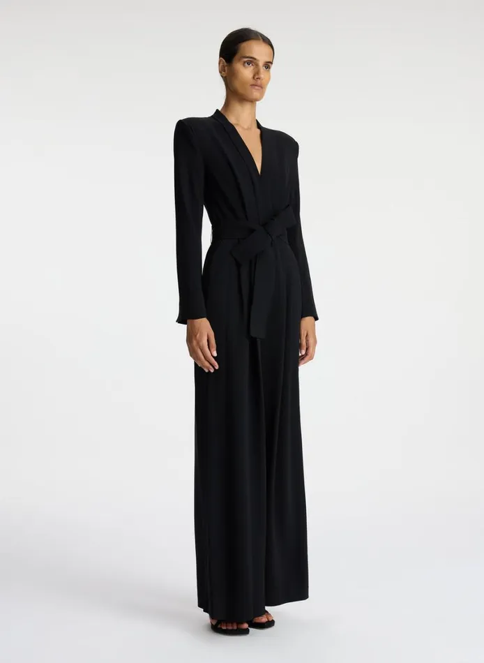 Women Jumpsuits ALC Kieran II WideLeg Jumpsuit Black