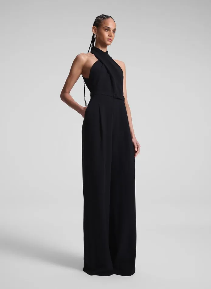 Women Jumpsuits ALC Murphy II Wide Leg Jumpsuit Black