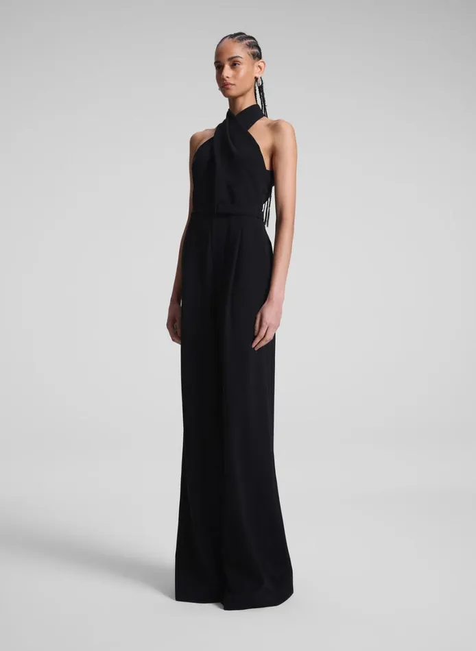 Women Jumpsuits ALC Murphy II Wide Leg Jumpsuit Black