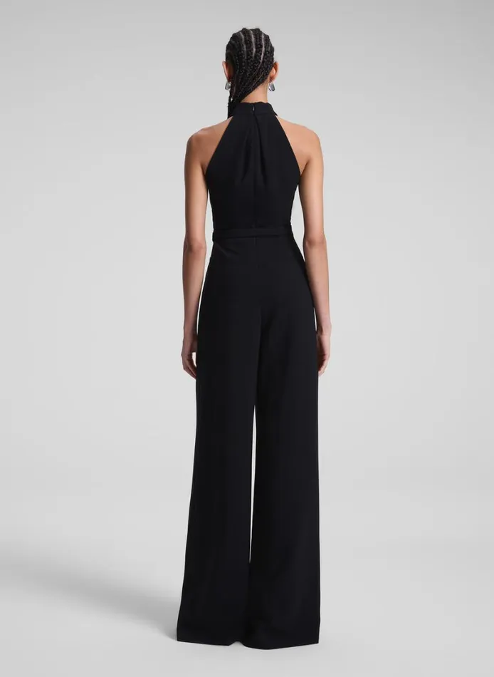 Women Jumpsuits ALC Murphy II Wide Leg Jumpsuit Black