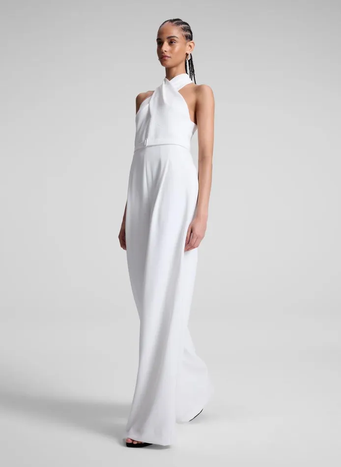 Women Jumpsuits ALC Murphy II Wide Leg Jumpsuit White