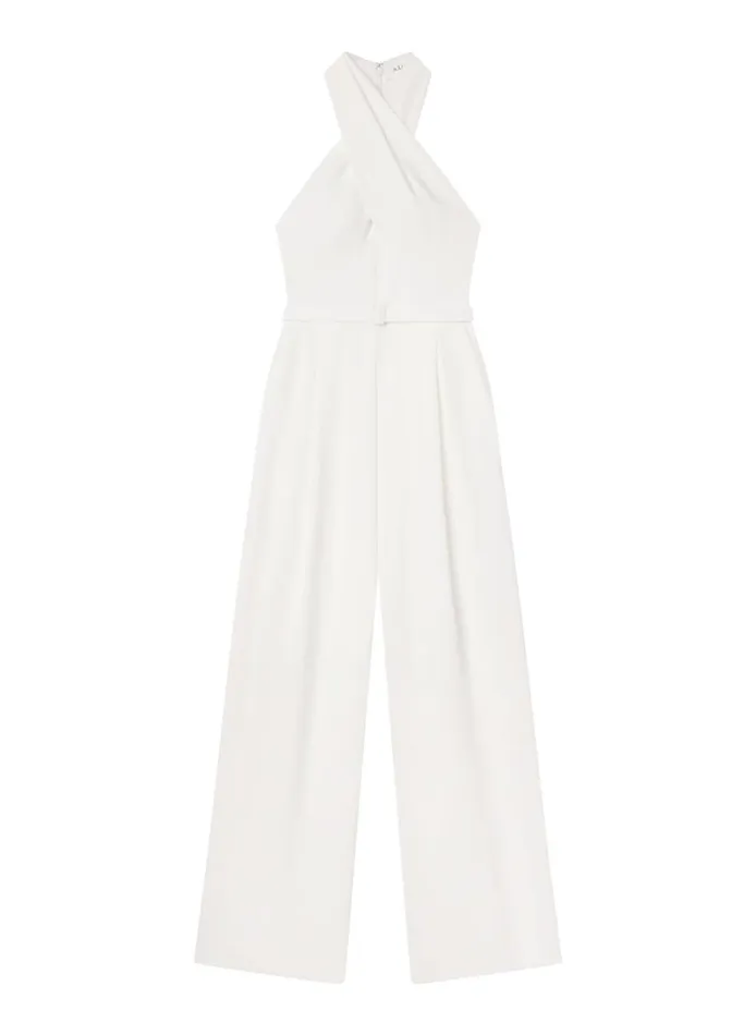 Women Jumpsuits ALC Murphy II Wide Leg Jumpsuit White