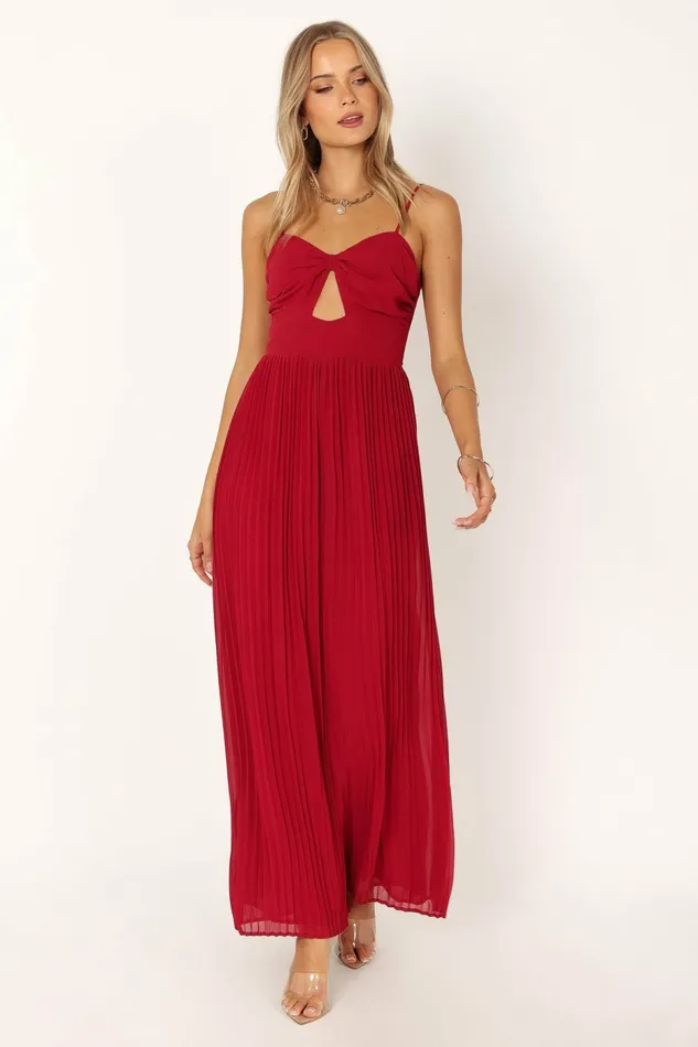 Women Jumpsuits and Rompers Petal and Pup Alice Wide Leg Jumpsuit Red