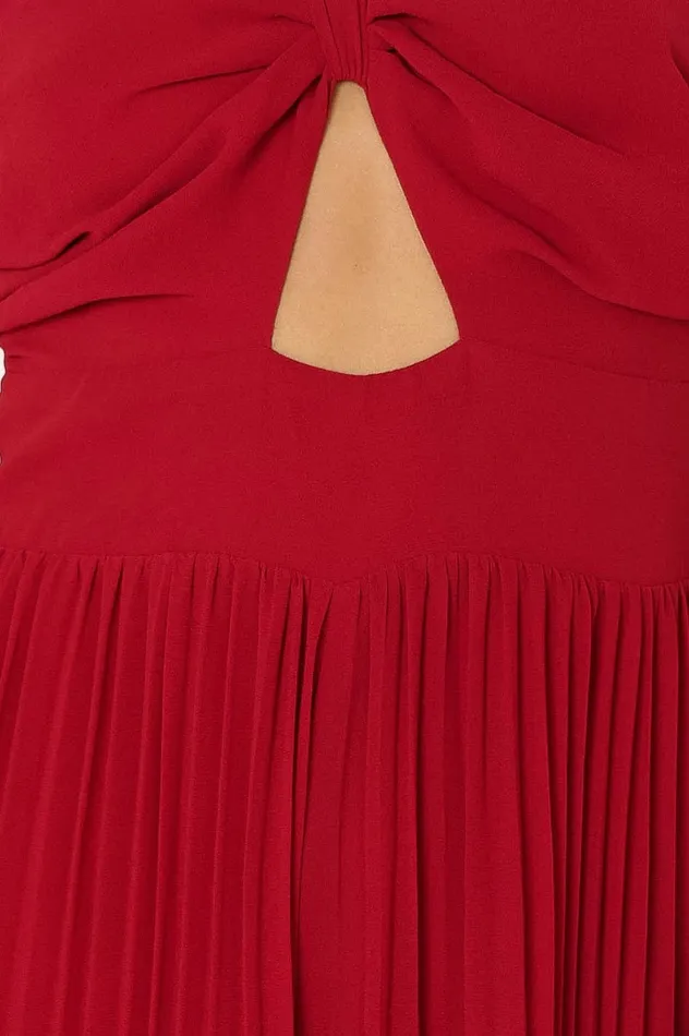 Women Jumpsuits and Rompers Petal and Pup Alice Wide Leg Jumpsuit Red