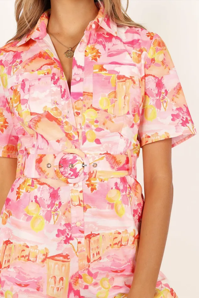 Women Jumpsuits and Rompers Petal and Pup Arianna Romper Pink Scenic