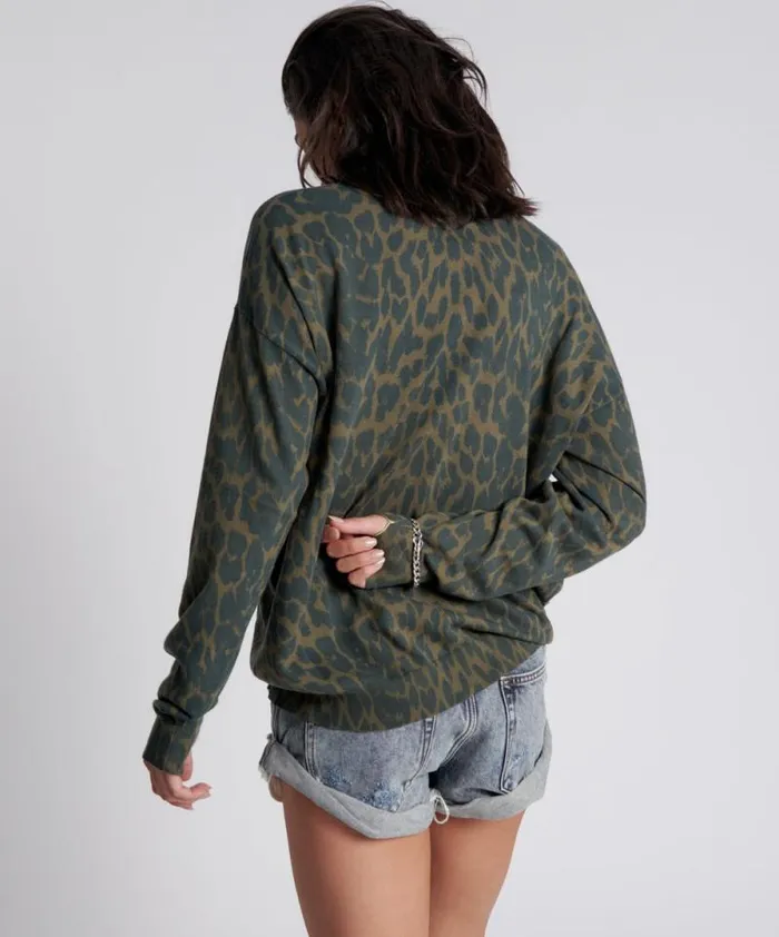 Women JUNGLE LEOPARD KNIT SWEATER One Teaspoon Knitwear Women JUNGLE LEOPARD KNIT SWEATER One Teaspoon Knitwear