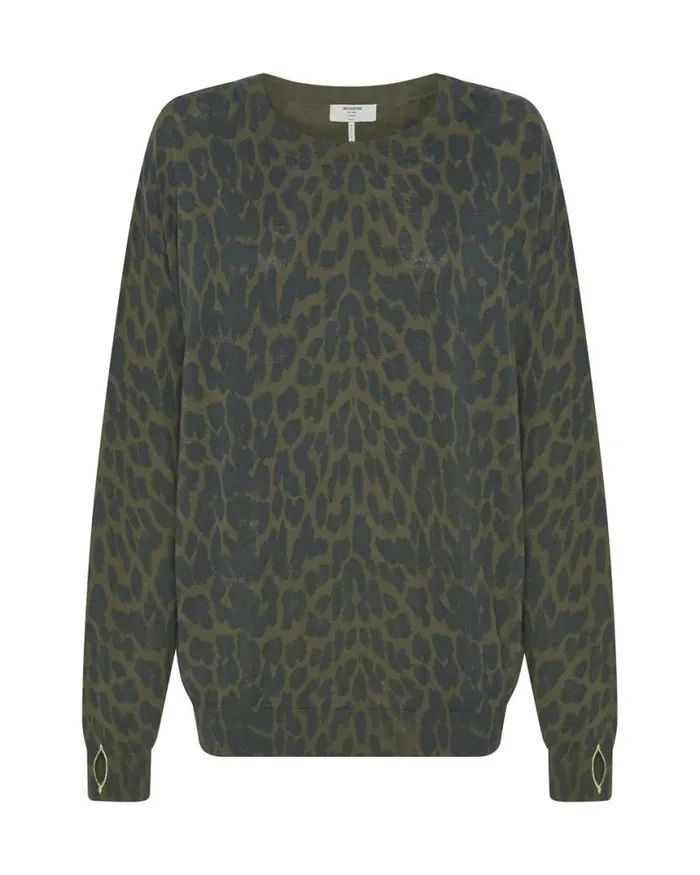 Women JUNGLE LEOPARD KNIT SWEATER One Teaspoon Knitwear Women JUNGLE LEOPARD KNIT SWEATER One Teaspoon Knitwear