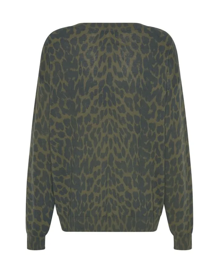 Women JUNGLE LEOPARD KNIT SWEATER One Teaspoon Knitwear Women JUNGLE LEOPARD KNIT SWEATER One Teaspoon Knitwear