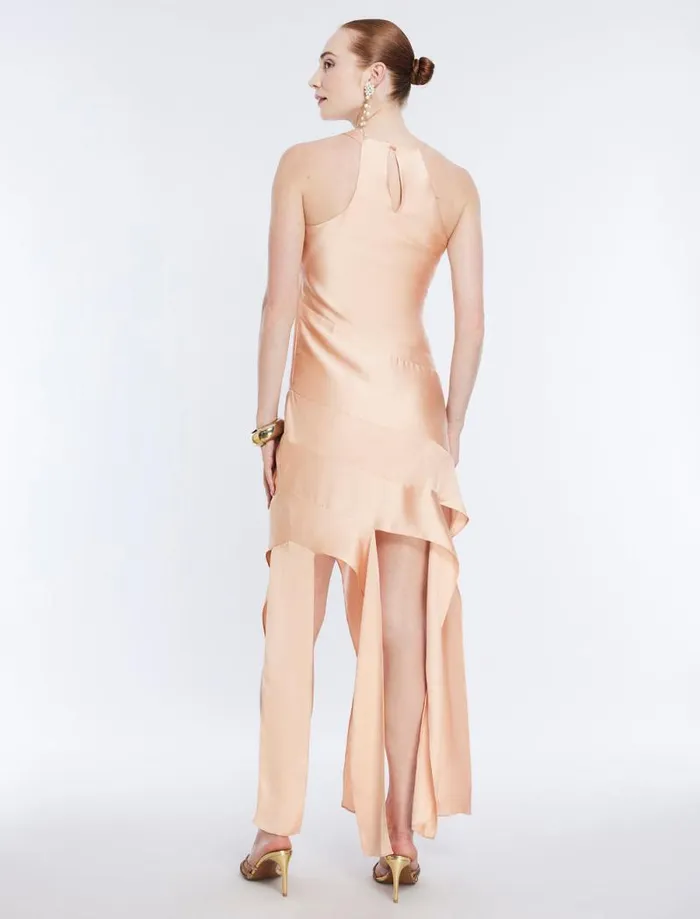 Women Kalina Cascading Ruffle Dress Blush BCBG Dresses Women Kalina Cascading Ruffle Dress Blush BCBG Dresses