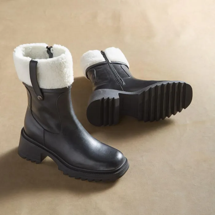 Women Katrin Shearling Boots Black Sundance Catalog Boots Women Katrin Shearling Boots Black Sundance Catalog Boots