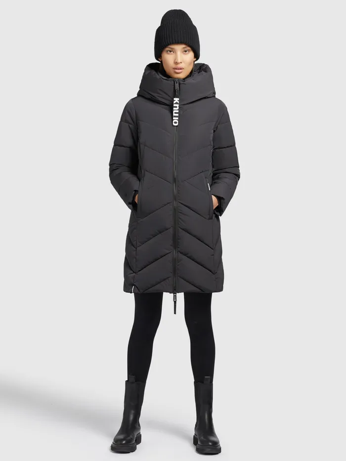 Women KHUJO Mantel DARKA Dunkelgrau Dunkelgrau Puffer Coats