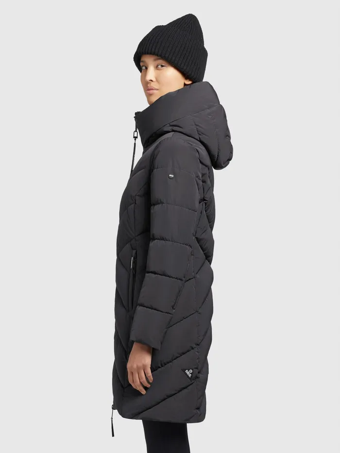 Women KHUJO Mantel DARKA Dunkelgrau Dunkelgrau Puffer Coats