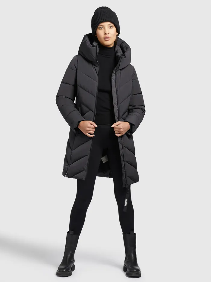 Women KHUJO Mantel DARKA Dunkelgrau Dunkelgrau Puffer Coats