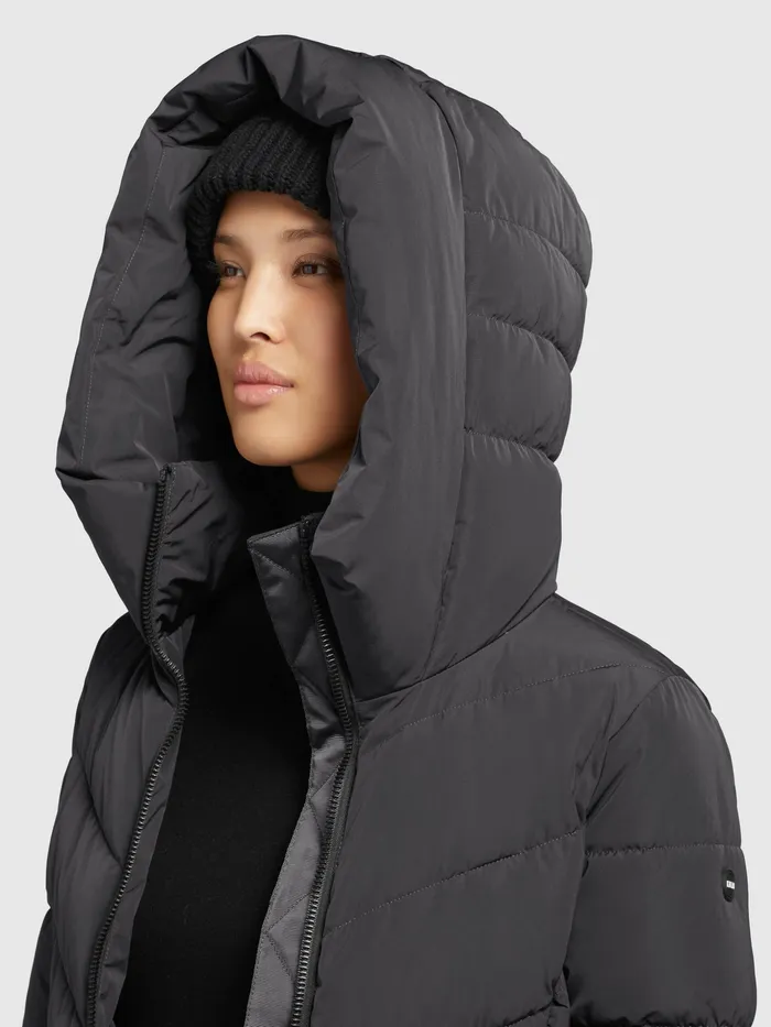 Women KHUJO Mantel DARKA Dunkelgrau Dunkelgrau Puffer Coats