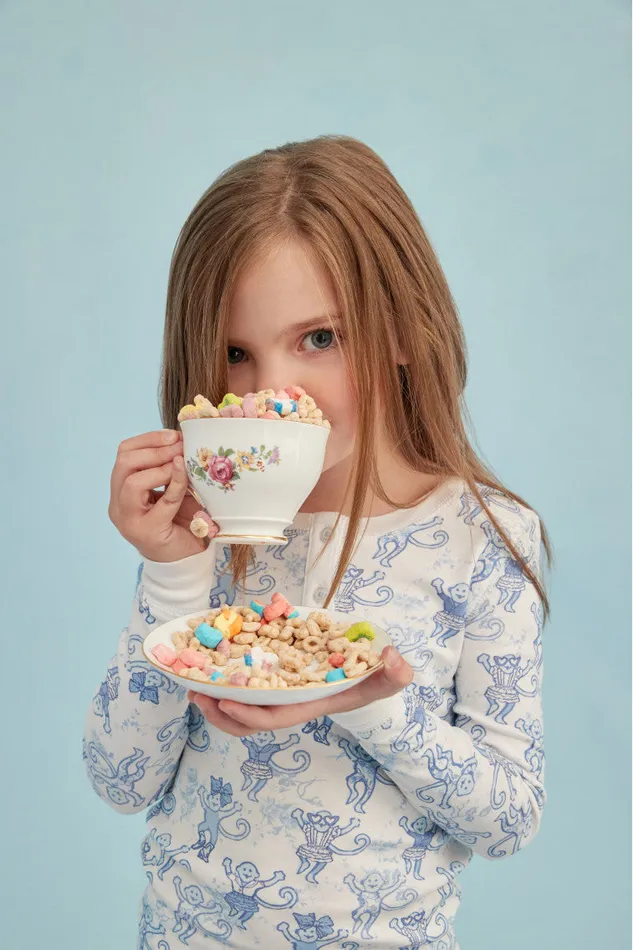 WomenKids LoveShackFancy Sleepwear Roller Rabbit Pastiche De Monkey Pajama Blue WomenKids LoveShackFancy Sleepwear Roller Rabbit Pastiche De Monkey Pajama Blue