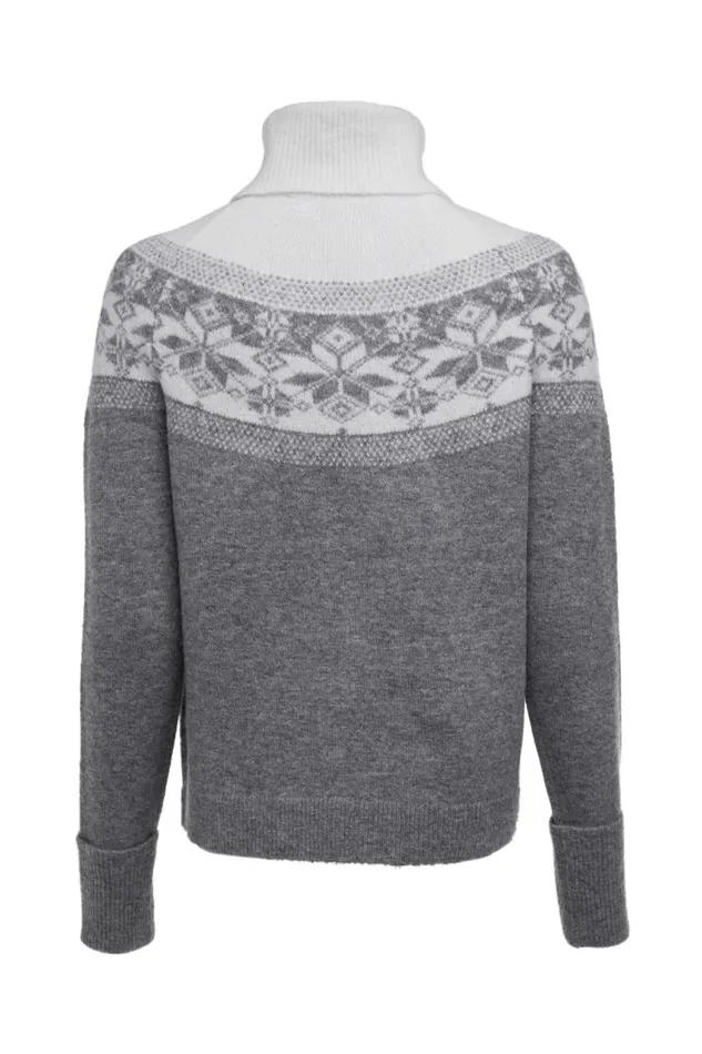 Women Knitwear Holland Cooper Beatrice Knit Dark Grey Marl Women Knitwear Holland Cooper Beatrice Knit Dark Grey Marl