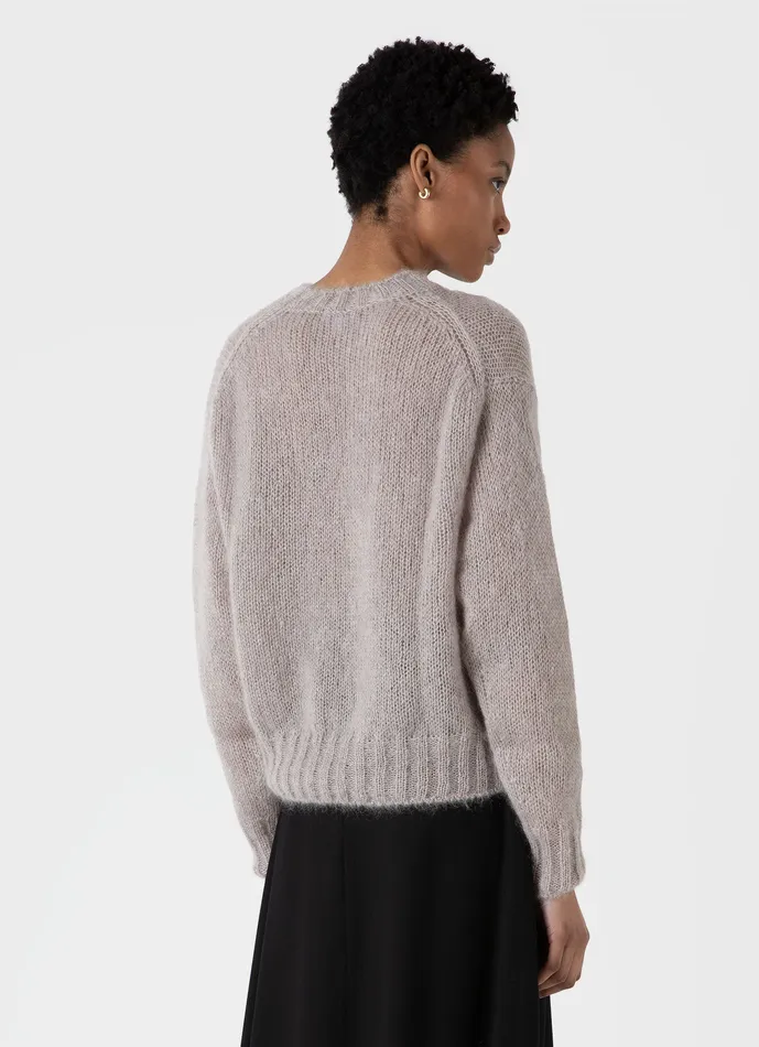 Women Knitwear ussunspel Mohair Silk Jumper Sandstone Women Knitwear ussunspel Mohair Silk Jumper Sandstone