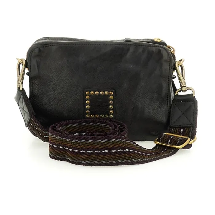 Women Kura Black Campomaggi Crossbody Bags Women Kura Black Campomaggi Crossbody Bags
