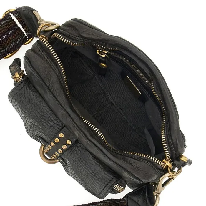Women Kura Black Campomaggi Crossbody Bags Women Kura Black Campomaggi Crossbody Bags