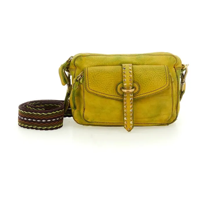 Women Kura Yellow Campomaggi Crossbody Bags