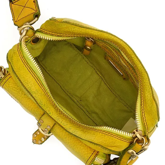 Women Kura Yellow Campomaggi Crossbody Bags Women Kura Yellow Campomaggi Crossbody Bags