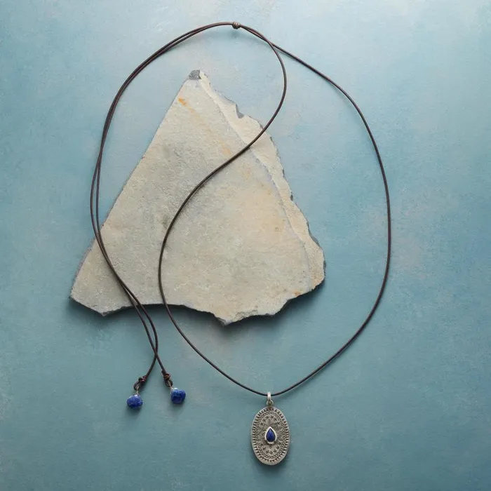 Women Lapis Medallion Necklace Sundance Catalog Necklaces Women Lapis Medallion Necklace Sundance Catalog Necklaces